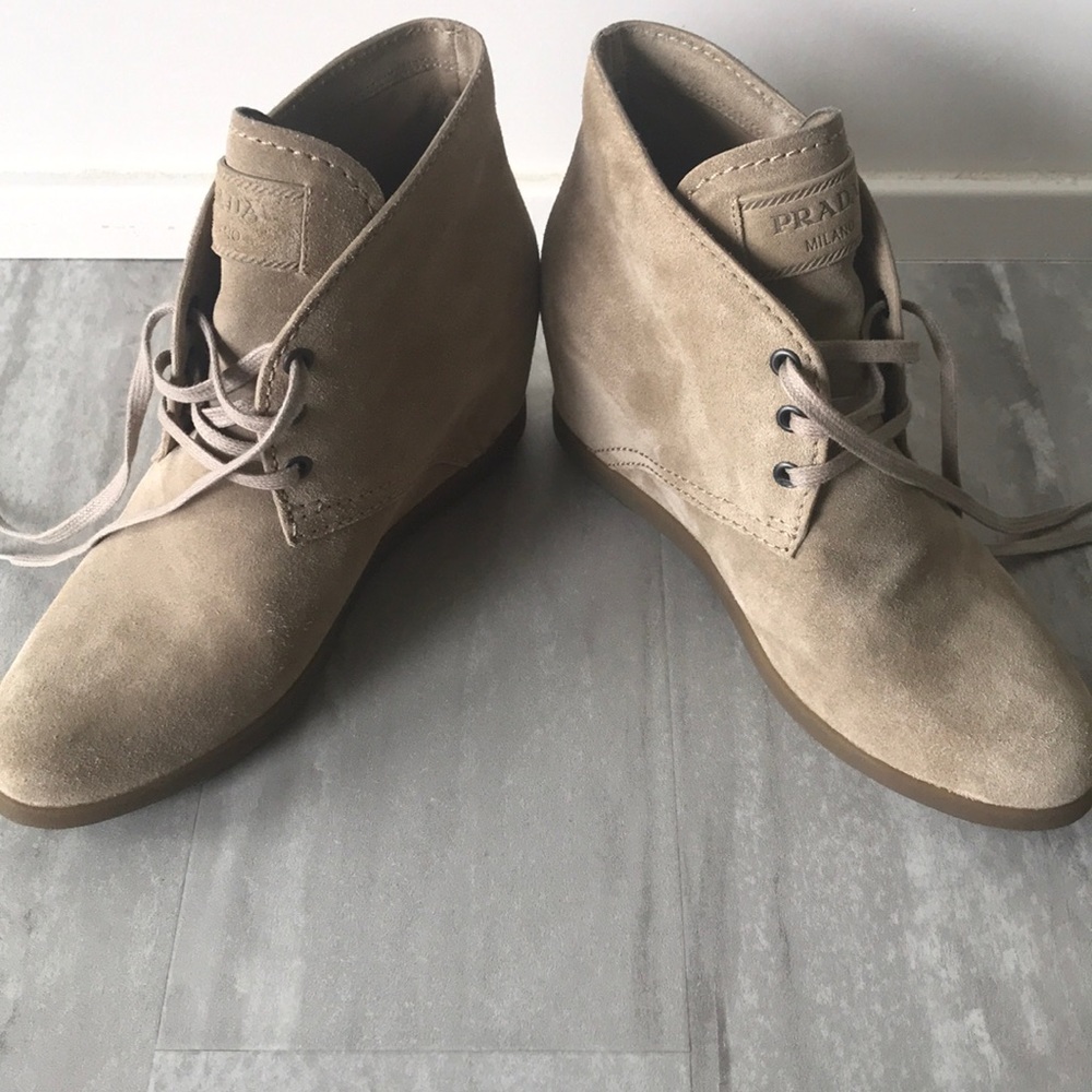 Prada Milano suede ankle boots - Picture 3 of 3